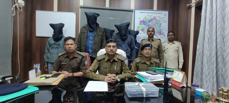 देवघर: अंतरराज्यीय क्रूड ऑयल चोर गिरोह का भंडाफोड़, 5 आरोपी गिरफ्तार