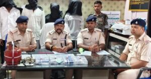 सिकिदिरी के सोनी ज्वेलर्स चोरी कांड का खुलासा, गैस कटर से ताला काटने वाले गिरोह के 4 आरोपी गिरफ्तार