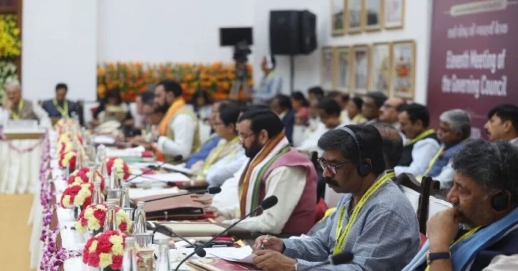 नीति आयोग की 11वीं गवर्निंग काउंसिल बैठक में शामिल हुए हेमंत सोरेन, विकसित भारत 2047 के विजन पर हुआ मंथन
