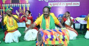 जगन्नाथपुर रथ मेला में लोक संस्कृति की छटा, सांस्कृतिक कार्यक्रमों के साथ सरकारी योजनाओं का दिया गया संदेश