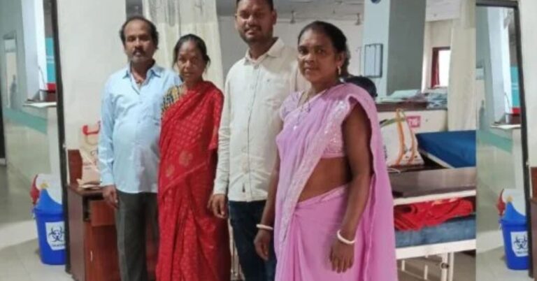 अस्पताल से डिस्चार्ज हुईं लोक नर्तकी बुटन देवी, उलगुलान मोर्चा अध्यक्ष मुकेश मुंडा ने की मुलाकात