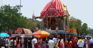 जगन्नाथपुर मंदिर में उमड़ी श्रद्धालुओं की भीड़, आज शाम 5 बजे निकलेगा भगवान जगन्नाथ का भव्य रथ