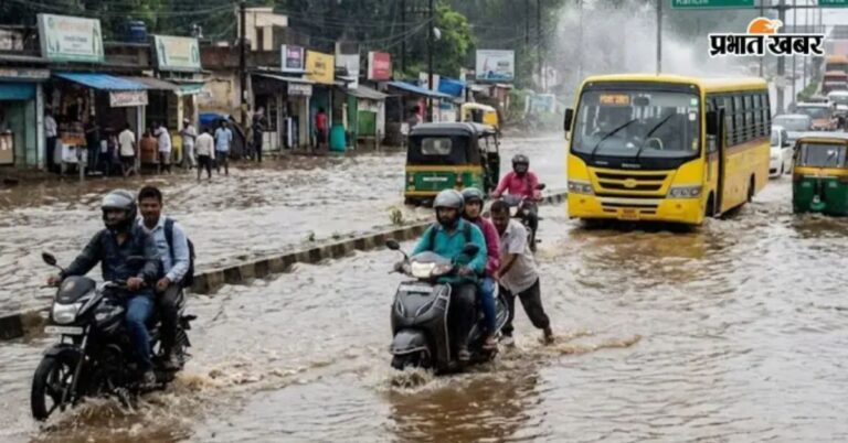 रांची में झमाझम बारिश से जनजीवन अस्त-व्यस्त, सड़कों पर जलजमाव, घरों में घुसा पानी, रिम्स और सदर अस्पताल भी प्रभावित